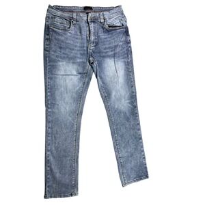 Steve's Jeans Men's 32x30 Light Wash Straight Leg Stretch Denim Jeans